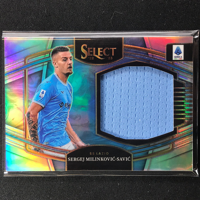 2022-23 Select Serie A Sergej Milinkovic-savic Jumbo Jersey Relic Silver No Sms