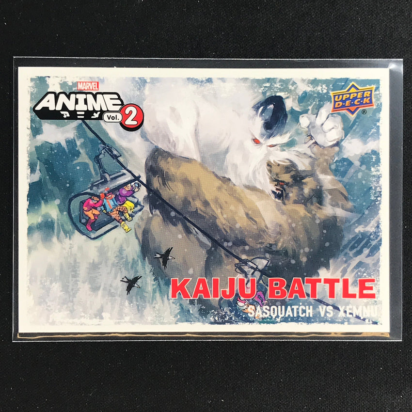 2023 Marvel Anime Vol. 2 SASQUATCH VS XEMNU Kaiju Battles Base #16