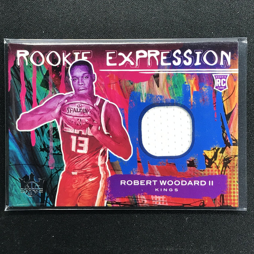 2020-21 Court Kings Robert Woodard Ii Rookie Expression Jersey No Rw2 A