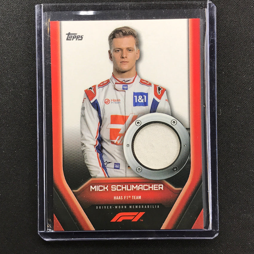 2022 Topps Flagship F1 Mick Schumacher F1 Relic Patch Base No Msi ...