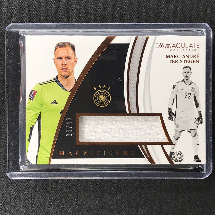 2021 Immaculate Marc-andre Ter Stegen Magnificent Jersey Relic Bronze 