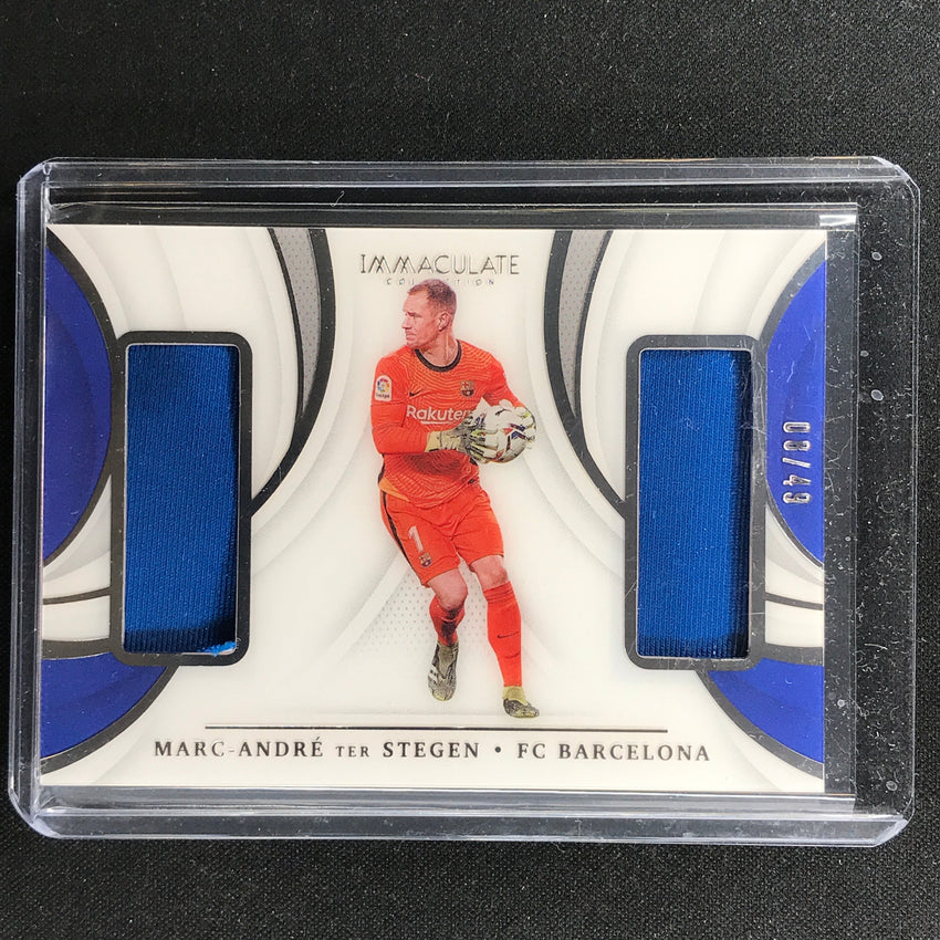 2021 Immaculate Marc-andre Ter Stegen Jumbo Dual Patches Jersey Relic 