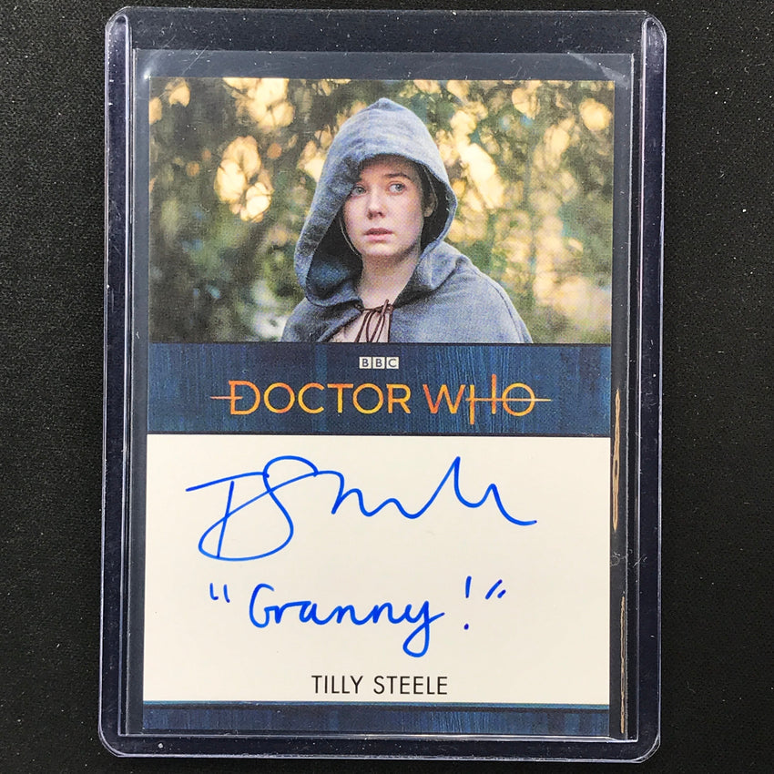 2022 Doctor Who Series 11 And 12 Tilly Steele As Willa Twiston Inscription Auto