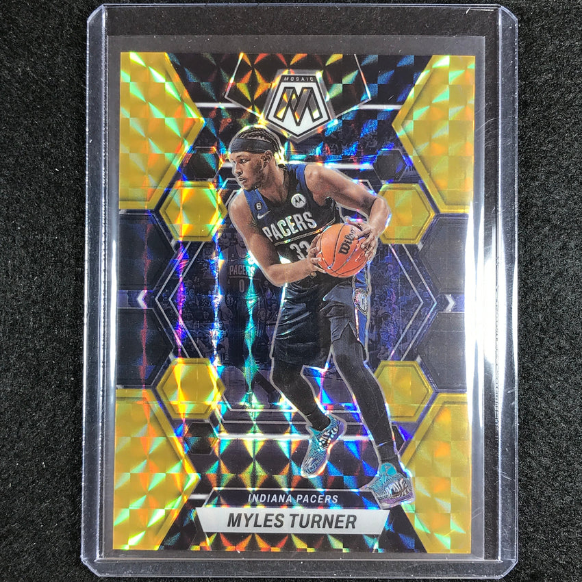 2022-23 Mosaic Myles Turner Choice Black Gold 5/8