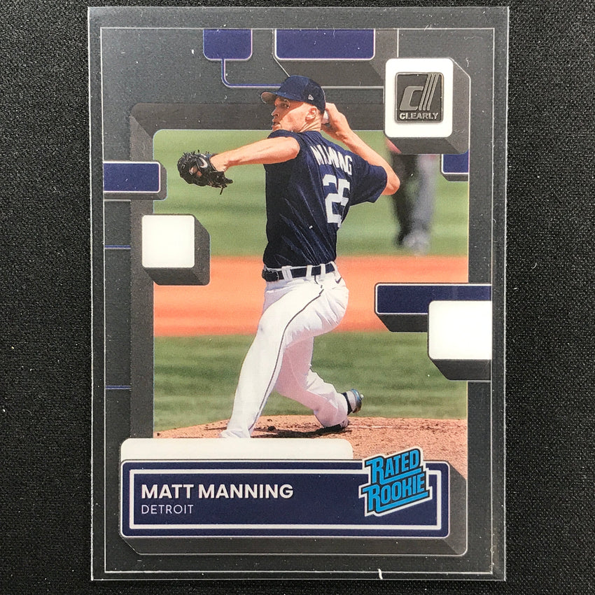 Shops Rated Rookie Matt Manning signature Card