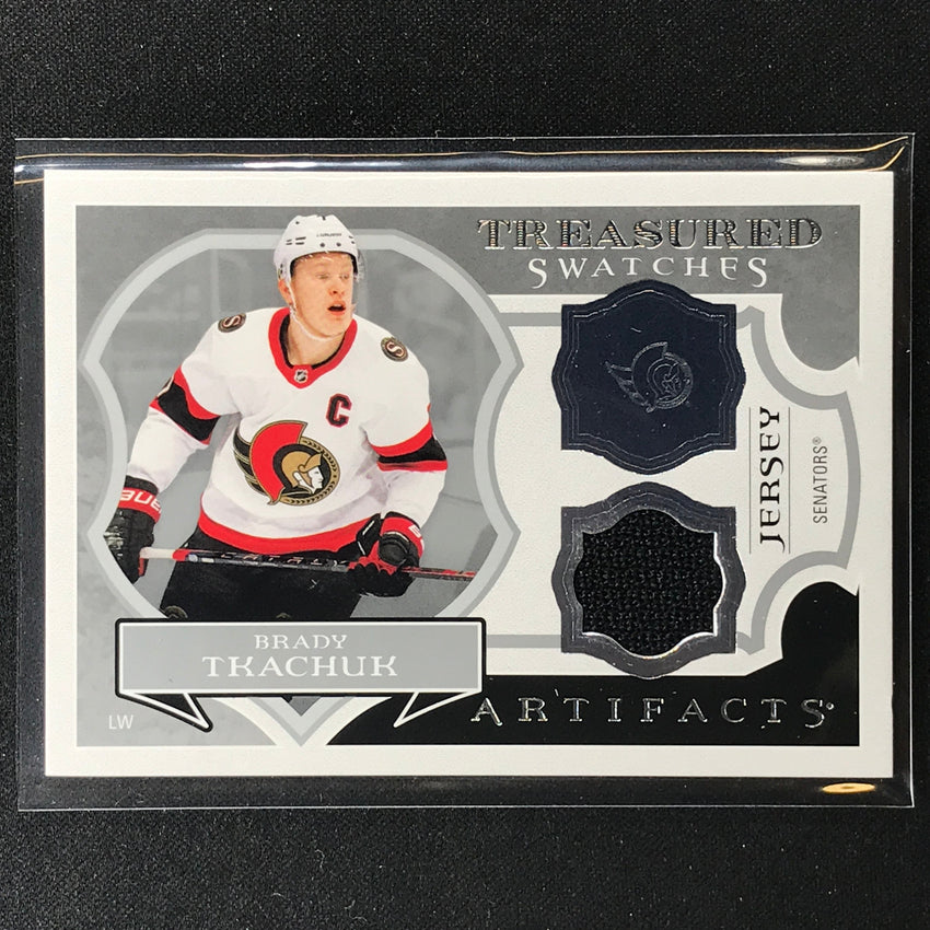 2022-23 Artifacts NHL BRADY TKACHUK Treasured Swatches Jersey Relic #BT