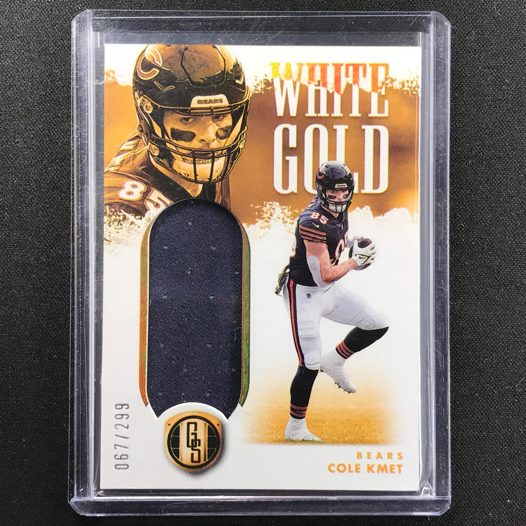 2022 Gold Standard COLE KMET White Gold Relics Jersey 67/299 – Cherry ...