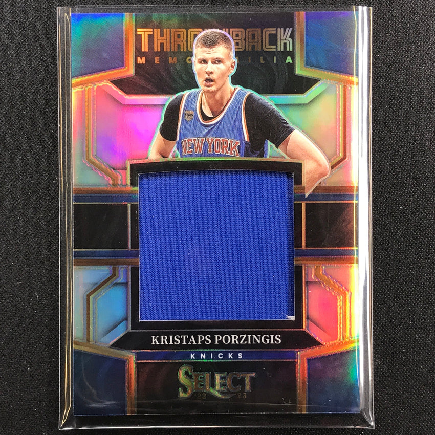 Porzingis throwback shop jersey