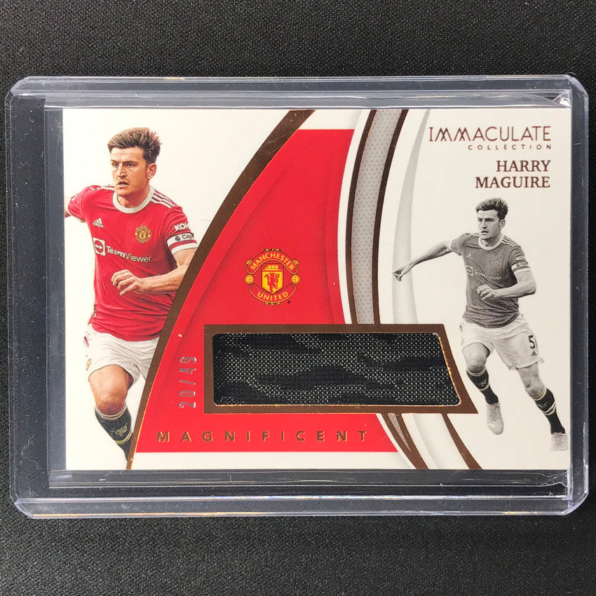 2021 Immaculate Harry Maguire Magnificent Memorabilia Jersey Bronze 20/49