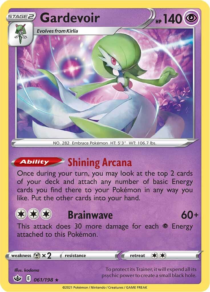 Gardevoir - 61/198 - Holo Rare Chilling Reign