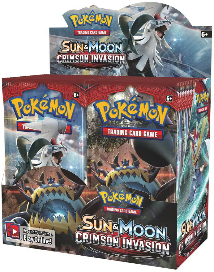 Pokemon TCG Sun & Moon Crimson Invasion Booster Box-Cherry Collectables