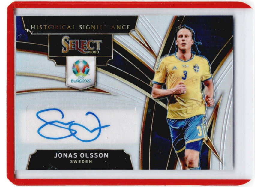 2020 Select UEFA Euro JONAS OLSSON Historical Significance Auto Silver #JOL (C)-Cherry Collectables