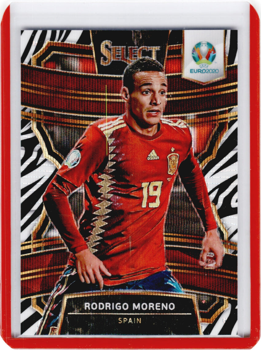 2020 Select UEFA Euro RODRIGO MORENO Terrace Zebra Prizm #39-Cherry Collectables