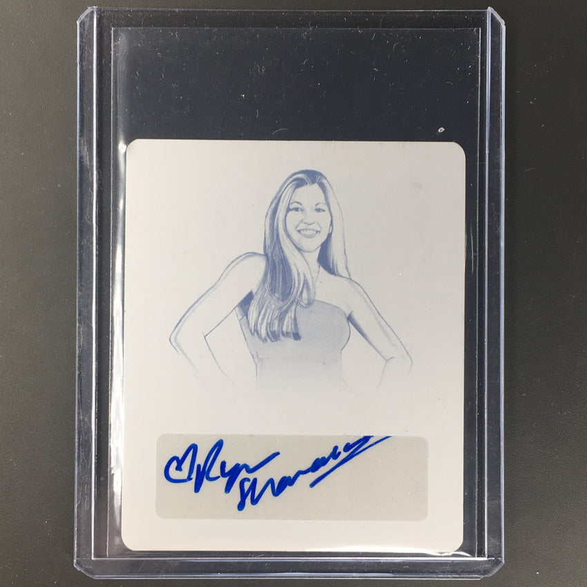 2018 Leaf Legends Of Wrestling RYAN SHAMROCK Auto Cyan Printing Plate ...