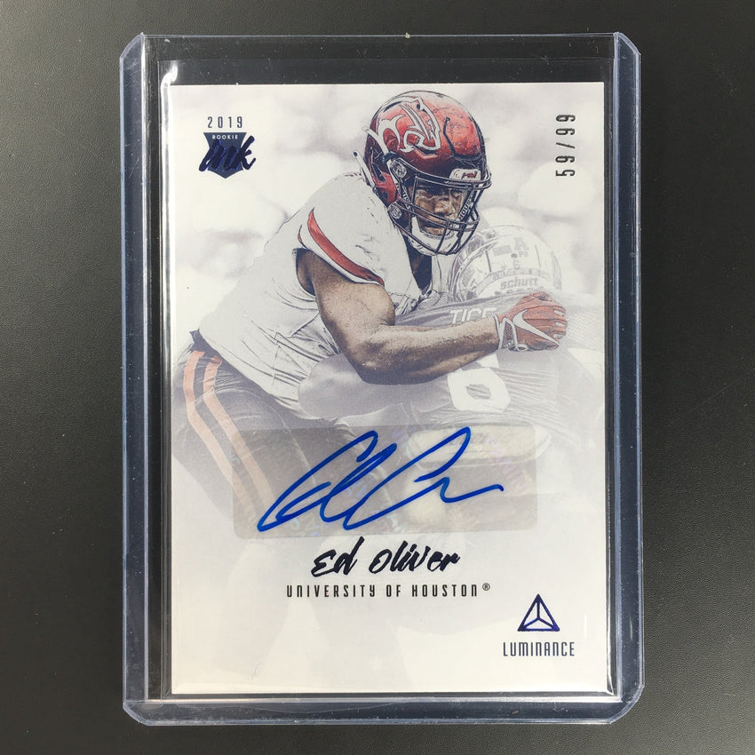 2019 Luminance ED OLIVER Rookie Ink Auto 59/99-Cherry Collectables