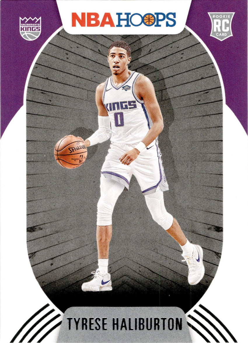 2020-21 Hoops TYRESE HALIBURTON Rookie Base Card #238-Cherry Collectables