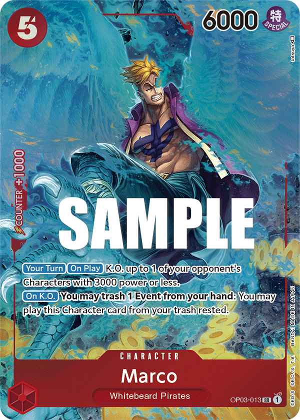 Marco (Alternate Art) #OP03-013 - SR OP-03 Pillars of Strength