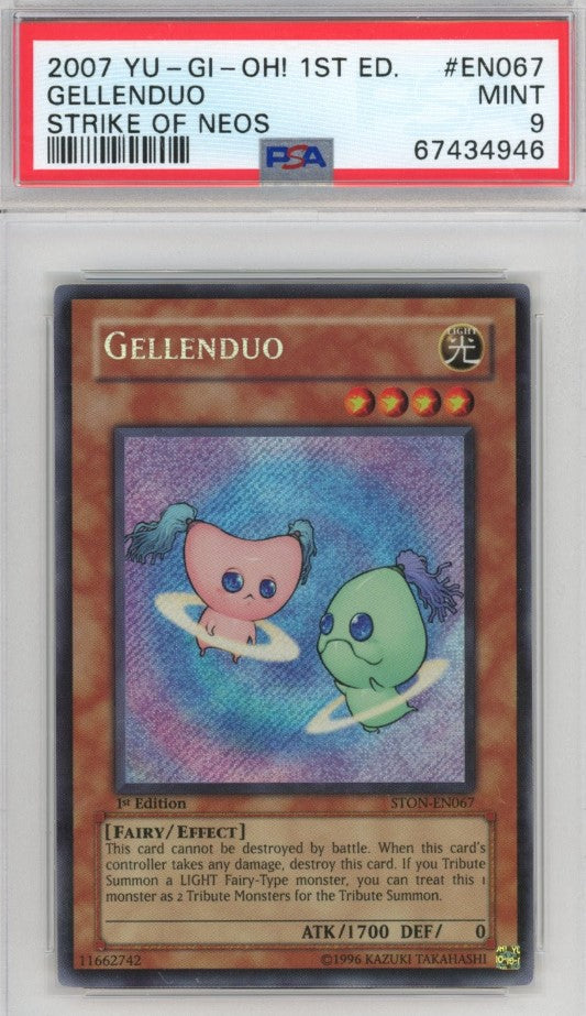 Yugioh buy Secret Rare 1st edition Gellenduo