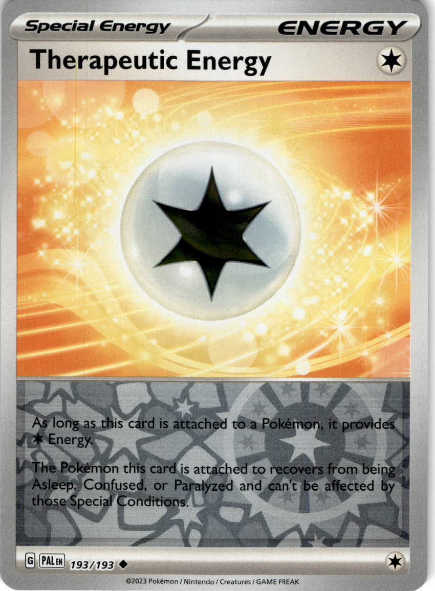 Therapeutic Energy - 193/193 - Reverse Holo Paldea Evolved