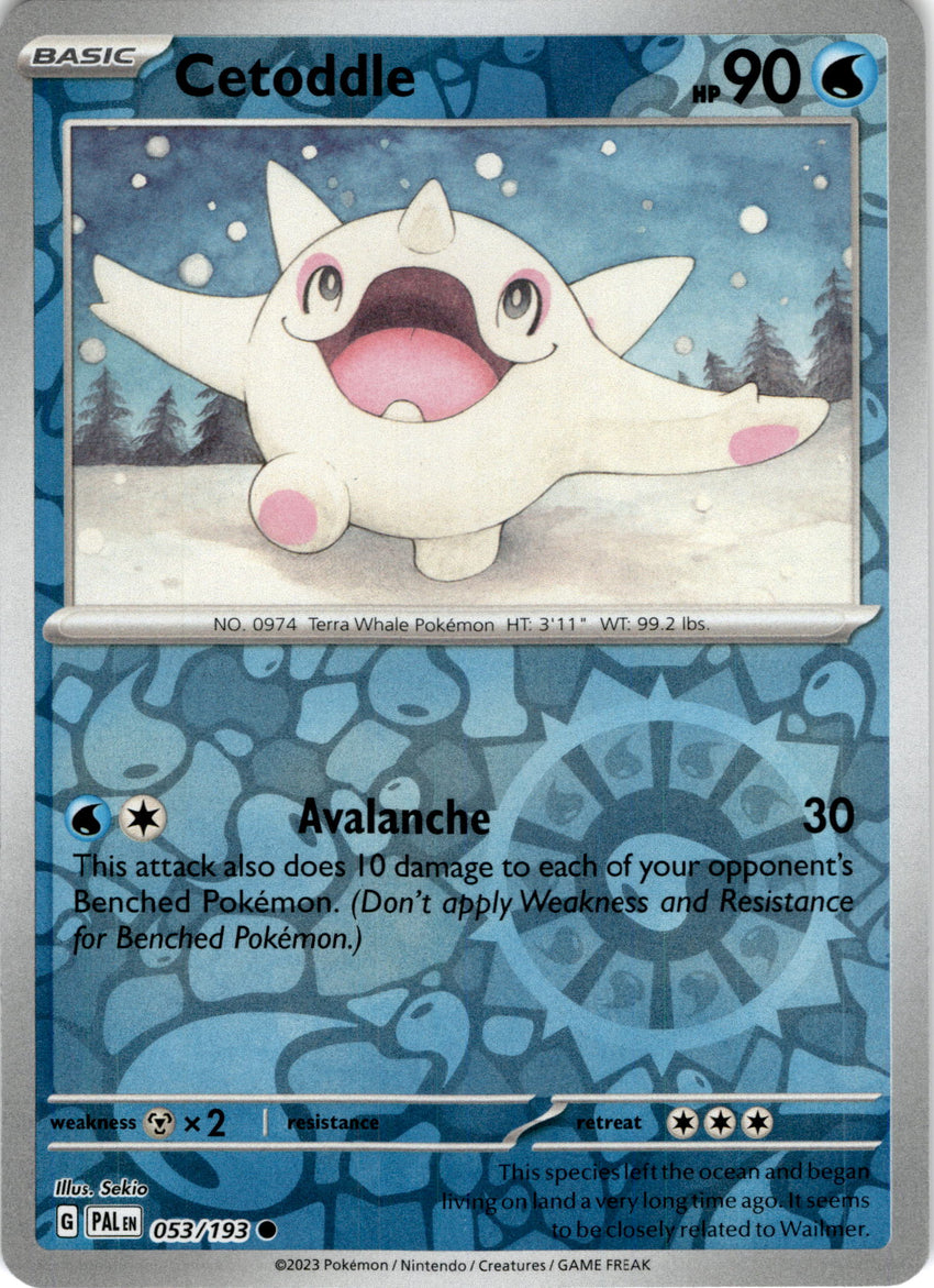 Cetoddle - 053/193 - Reverse Holo Paldea Evolved