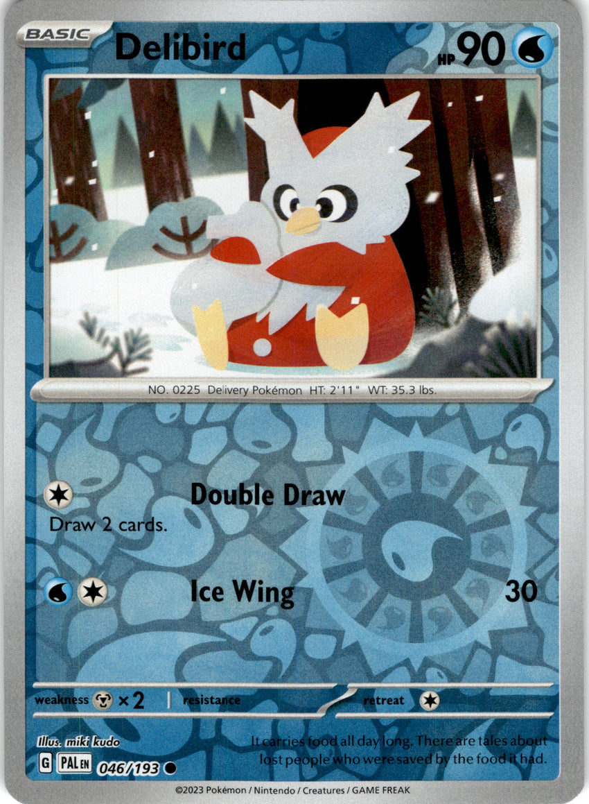 Delibird - 046/193 - Reverse Holo Paldea Evolved