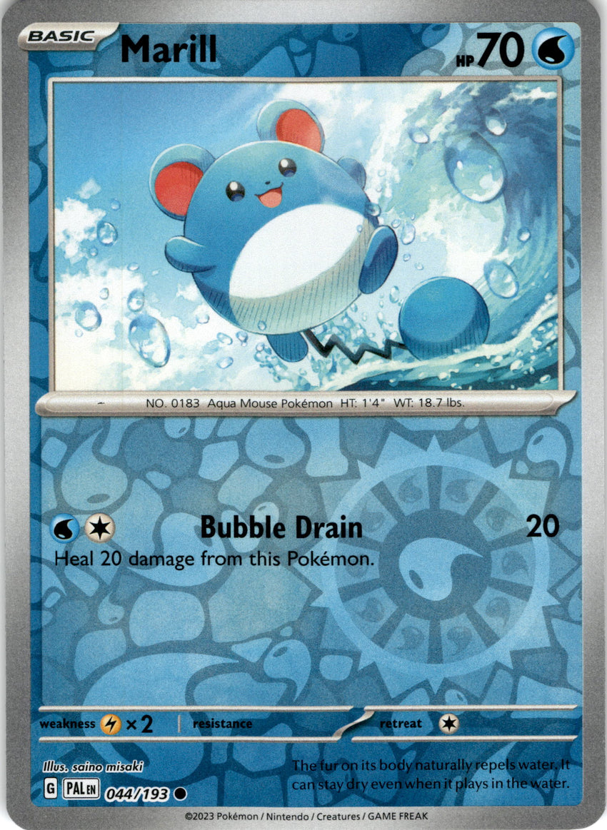 Marill - 044/193 - Reverse Holo Paldea Evolved