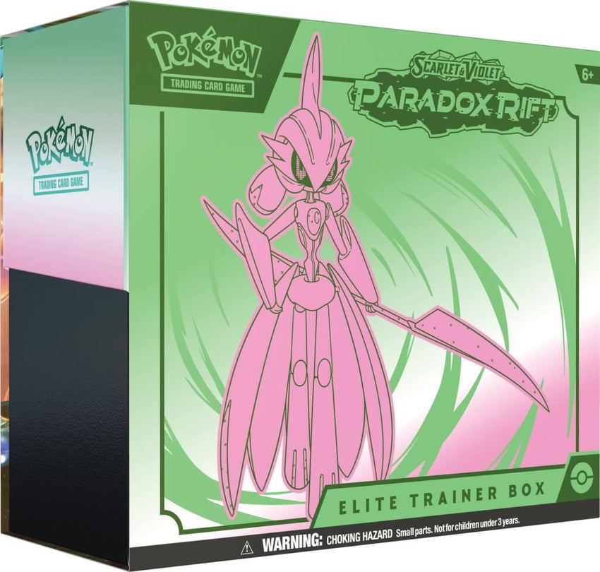 Pokemon TCG SV04 Paradox Rift Elite Trainer Box - Iron Valiant