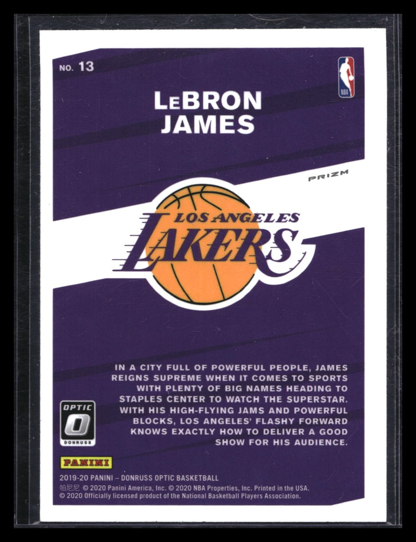 2019-20 Donruss Optic LEBRON JAMES My House Holo Silver #13