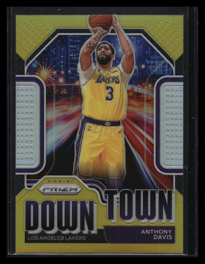 2020-21 Prizm ANTHONY DAVIS Downtown Bound Gold 3/10 – Cherry Collectables