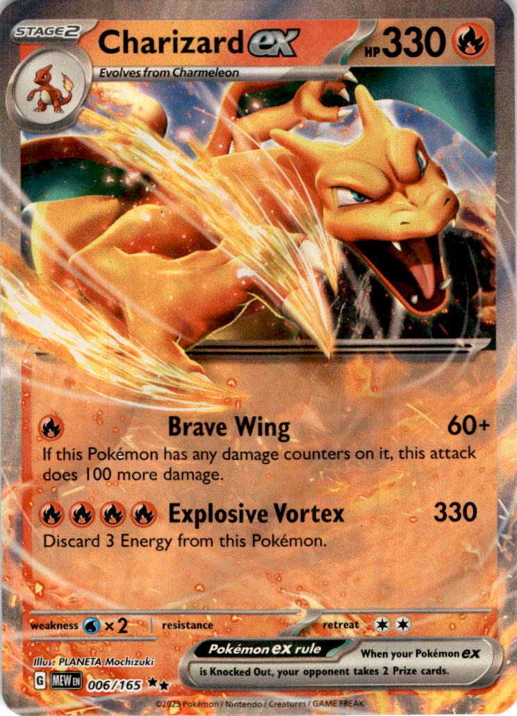 Charizard ex - 006/165 - Ultra Rare Scarlet & Violet 151