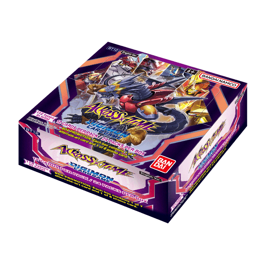 Digimon Card Game BT12 Across Time Booster Box (Pre Order Apr 2023)